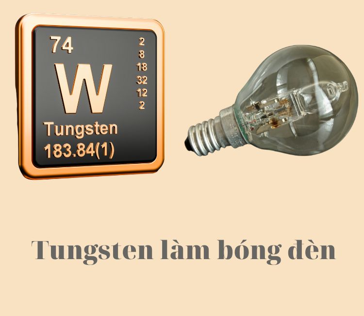 Tungsten làm bóng đèn