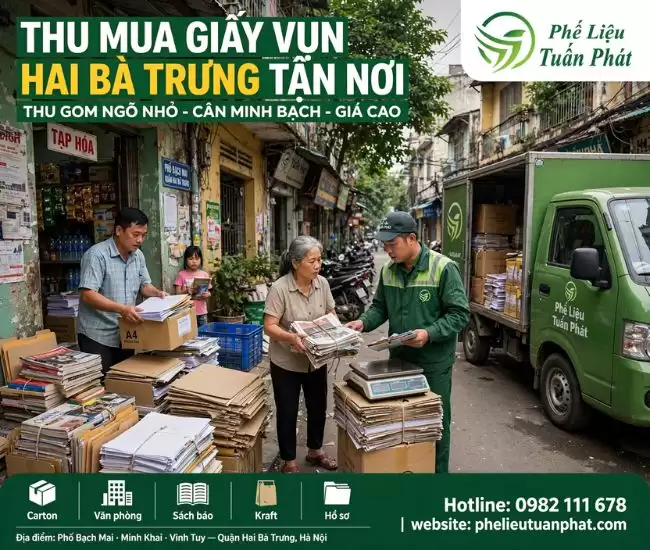 Thu mua giấy vụn Hai Bà Trưng Hà Nội 28 Thu mua giấy vụn Hai Bà Trưng Hà Nội