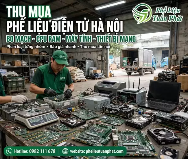 Thu mua phế liệu điện tử Hà Nội