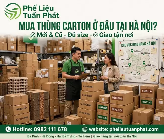 bán thùng carton ở Hà Nội