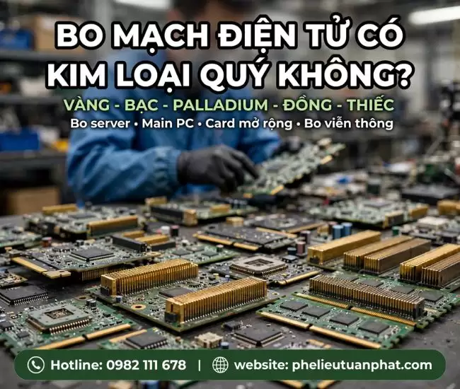 Bo Mạch Điện Tử Có Kim Loại Quý Không? 4 Bo Mạch Điện Tử Có Kim Loại Quý Không?