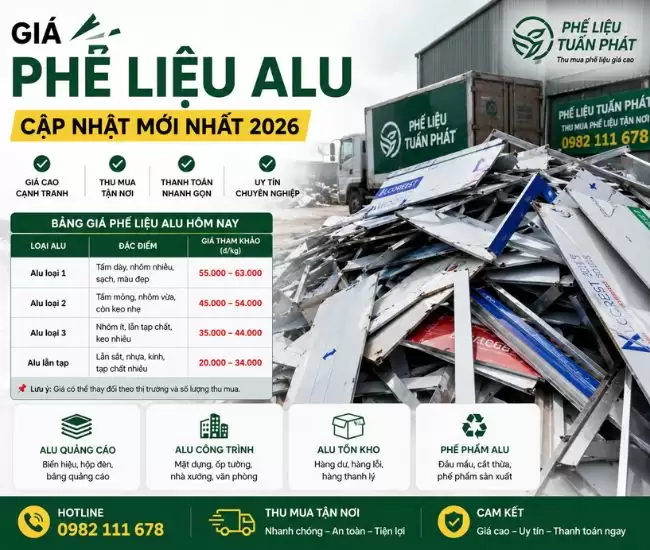 Giá Phế Liệu Alu Hôm Nay