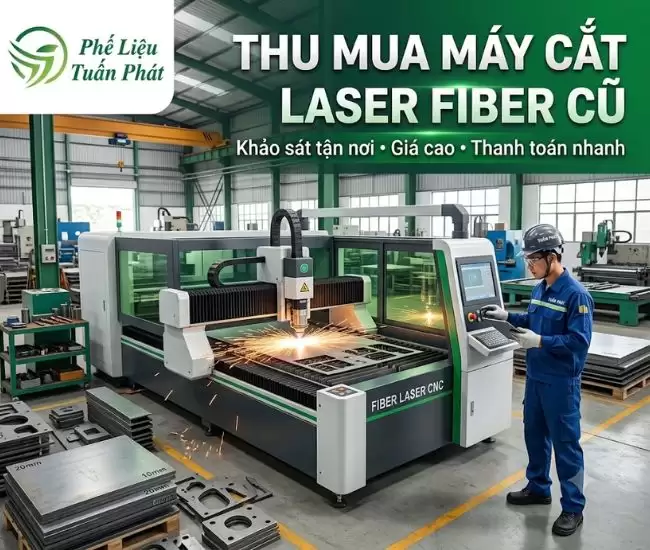 Thu Mua Máy Cắt Laser Fiber Cũ