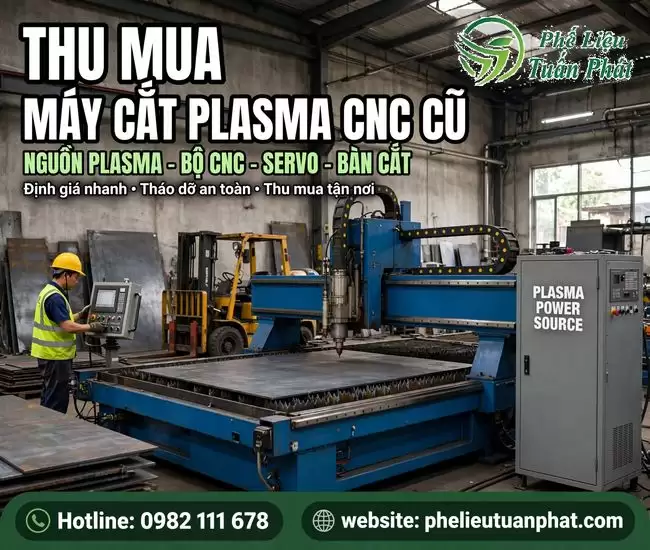 Thu Mua Máy Cắt Plasma CNC Cũ 36 Máy Cắt Plasma CNC Cũ