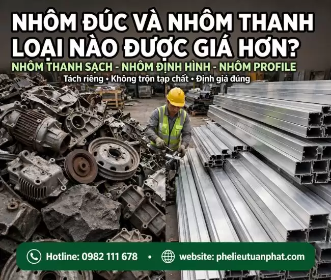 Nhôm Đúc Và Nhôm Thanh Loại Nào Được Giá Hơn?