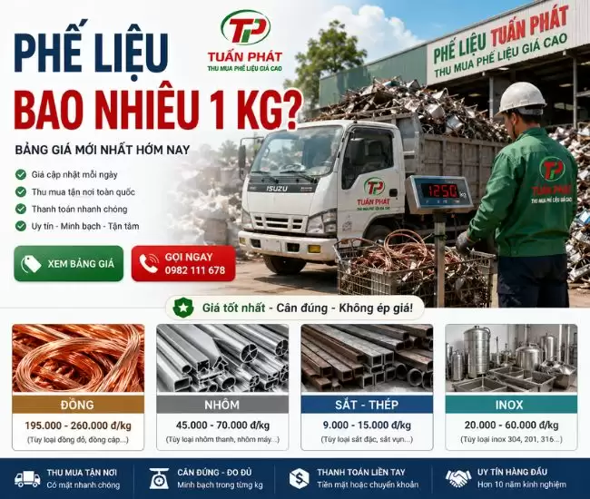 Phế Liệu Bao Nhiêu 1 Kg?