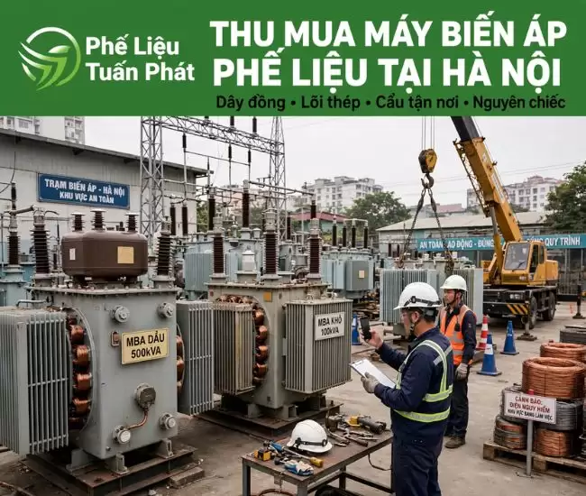 Thu Mua Máy Biến Áp Phế Liệu Tại Hà Nội