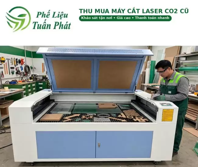 Thu Mua Máy Cắt Laser CO2 Cũ