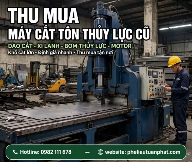 Thu Mua Máy Cắt Tôn Thủy Lực Cũ 34 Thu Mua Máy Cắt Tôn Thủy Lực Cũ