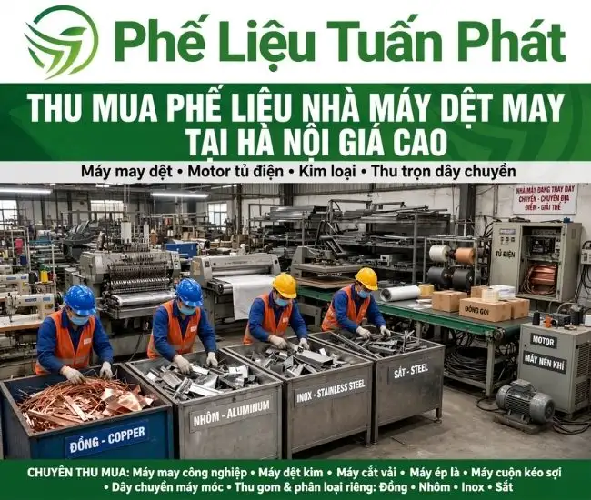 Thu Mua Phế Liệu Nhà Máy Dệt May Tại Hà Nội 4 Thu Mua Phế Liệu Nhà Máy Dệt May Tại Hà Nội