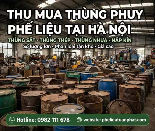Thu Mua Thùng Phuy Phế Liệu Tại Hà Nội