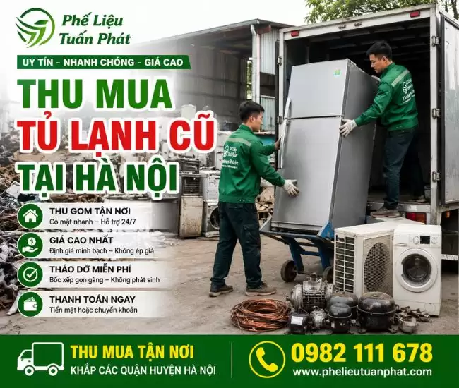 Thu mua tủ lạnh cũ tại Hà Nội