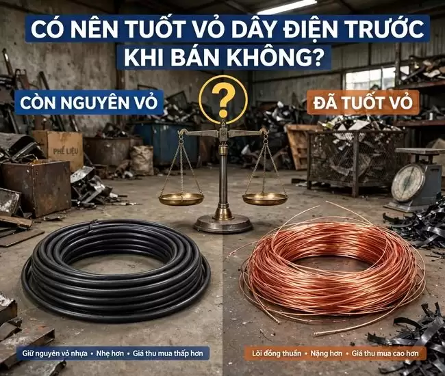 Tuốt Vỏ Dây Điện
