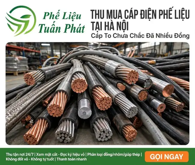 Thu Mua Cáp Điện Phế Liệu Tại Hà Nội