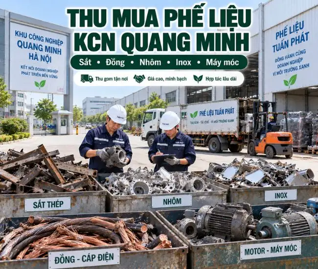 Thu Mua Phế Liệu KCN Quang Minh Hà Nội 2 Thu Mua Phế Liệu KCN Quang Minh Hà Nội