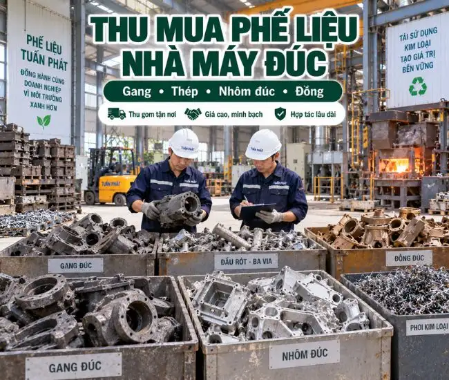 Thu Mua Phế Liệu Nhà Máy Đúc Kim Loại 2 Thu Mua Phế Liệu Nhà Máy Đúc Kim Loại