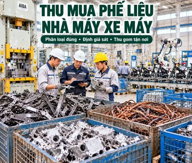 Thu Mua Phế Liệu Nhà Máy Xe Máy Tại Hà Nội 2 Thu Mua Phế Liệu Nhà Máy Xe Máy Tại Hà Nội