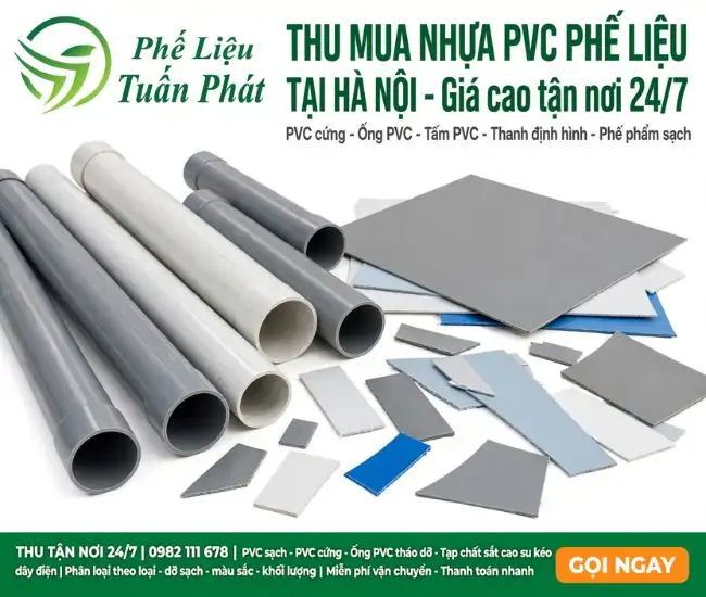 Thu Mua Nhựa PVC Phế Liệu Tại Hà Nội 1 Thu Mua Nhựa PVC Phế Liệu Tại Hà Nội