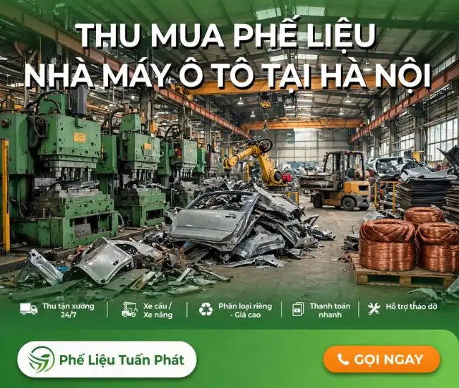 Thu Mua Phế Liệu Nhà Máy Ô Tô Tại Hà Nội