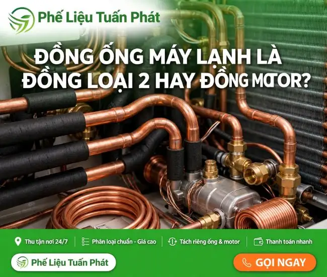 Đồng Ống Trong Tủ Lạnh, Đồng Ống Máy Lạnh Là Đồng Loại 2 Hay Đồng Motor? 2 đồng ống máy lạnh là đồng loại mấy