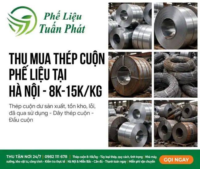 Thu Mua Thép Cuộn Phế Liệu Tại Hà Nội 1 Thu Mua Thép Cuộn Phế Liệu Tại Hà Nội