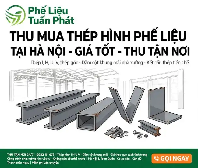 Thu Mua Thép Hình Phế Liệu Tại Hà Nội 5 Thu Mua Thép Hình Phế Liệu Tại Hà Nội