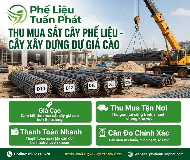 Thu mua Sắt cây phế liệu 2 Thu mua Sắt cây phế liệu