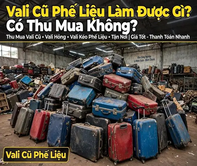 Vali Cũ Phế Liệu Làm Được Gì? 1 Vali Cũ Phế Liệu Làm Được Gì?