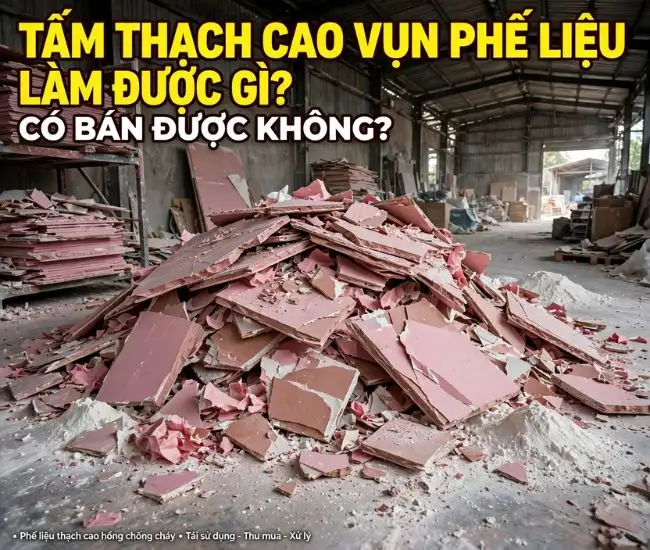 Tấm Thạch Cao Vụn Phế Liệu Làm Được Gì? 1 tấm thạch cao vụn phế liệu