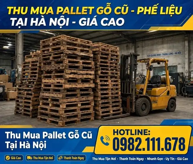 Thu Mua Pallet Gỗ Cũ Phế Liệu 1 thu mua pallet gỗ cũ tại hà nội